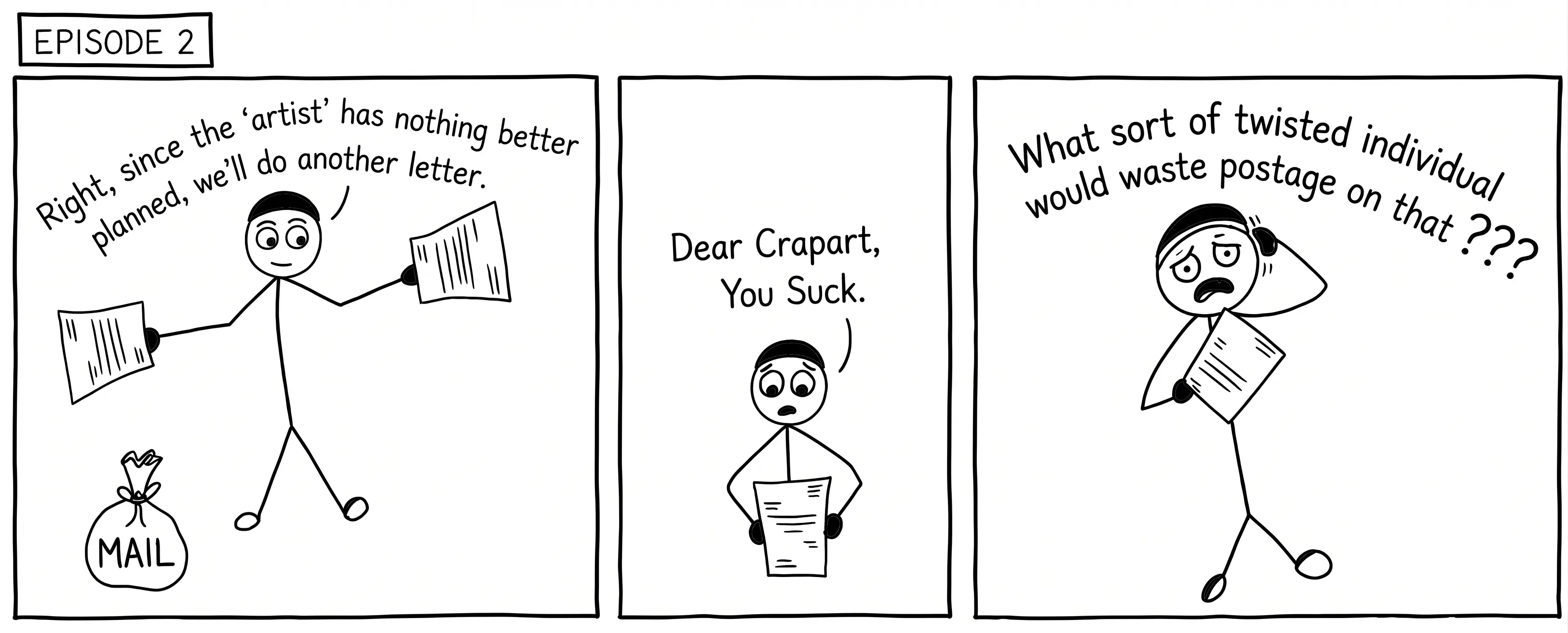 Comic strip, Episode 2